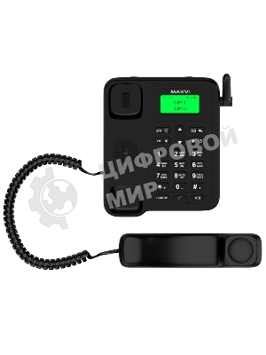 Телефон проводной Maxvi RT-01 черный