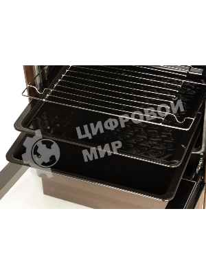 Плита электрическая Hansa FCEB53000 коричневый, конфорок 4 шт, духовка 69 л, 50 см x 85 см x 60 см