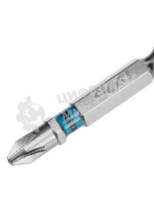 Бита Gross PZ2х50 мм, сталь S2, шестигр., отрывн., 10 шт.