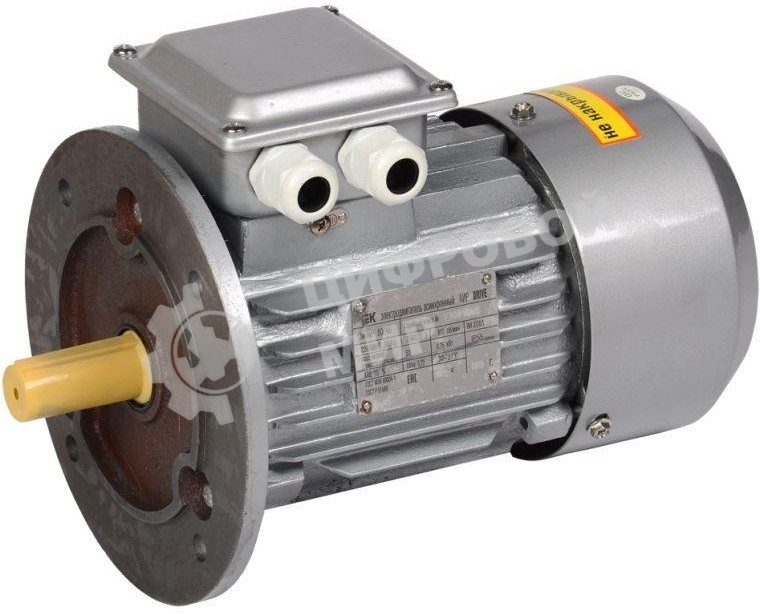 Электродвигатель IEK DRV080-B4-001-5-1530 асинхронный трехфазный АИР 80B4 380В 1.5 кВт 1500 об/мин 3081 DRIVE