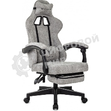 Кресло игровое Knight Lord/F Camby 82 серый, крестов. пластик, подст. для ног