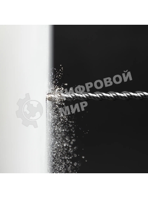 Бур по бетону Denzel двойная спираль, Cobalt W-tip, 12x600 мм, SDS PLUS