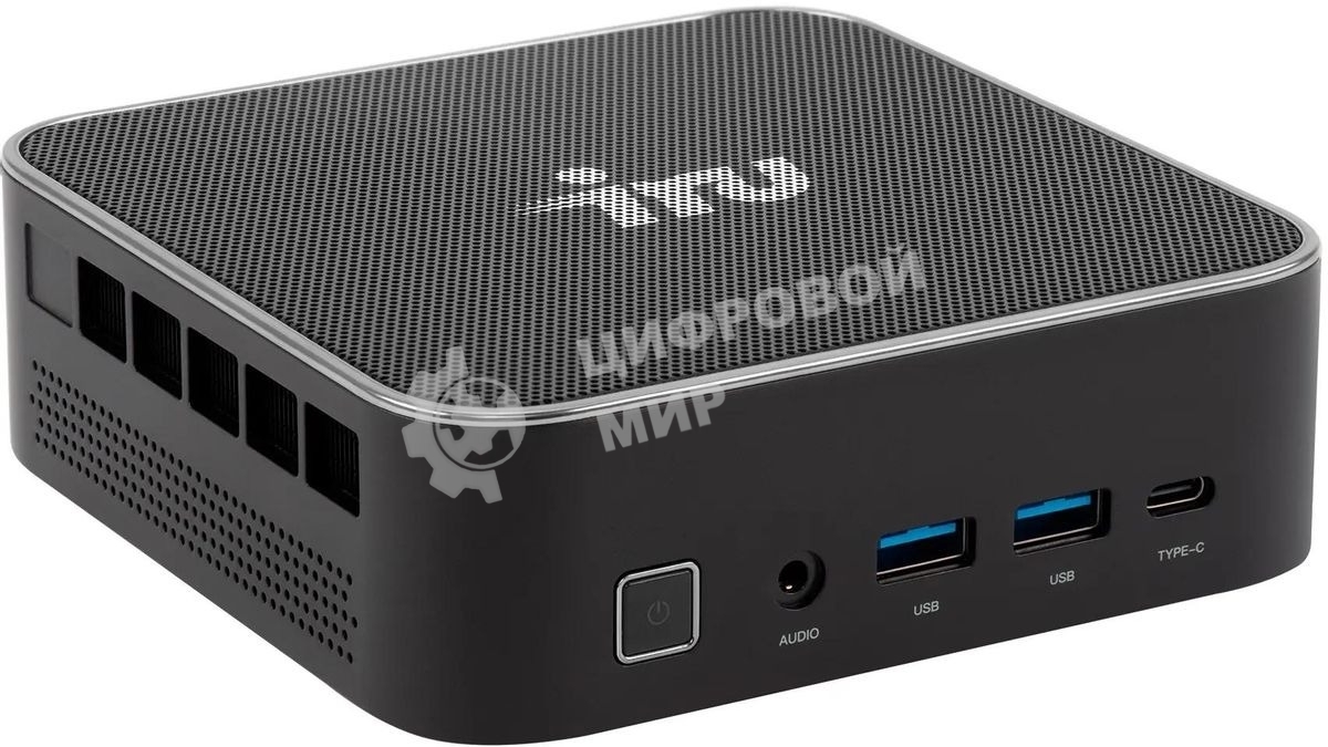 Мини ПК IRU Tactio 525 Ryzen 7 6800H (3.3) 16Gb SSD 1Tb 680M FreeDOS GbitEth WiFi BT черный (2113241)