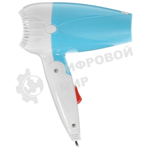 Фен Goodhelper HD-F083 голубой/белый, 800 Вт, компактный
