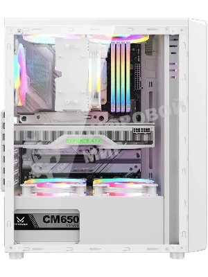 Компьютерный корпус Aerocool/Formula Mana белый без БП ATX 3x120мм 1xUSB 2.0 1xUSB 3.0 audio bott PSU