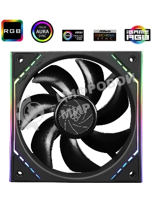 Вентилятор Thermalright TL-M12 ARGB черный 4-pin 23.2dB 175gr Ret