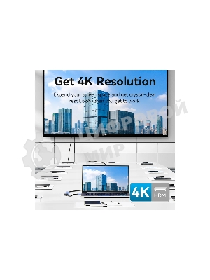 Мультифункциональный хаб Vention USB Type C 5 в 1