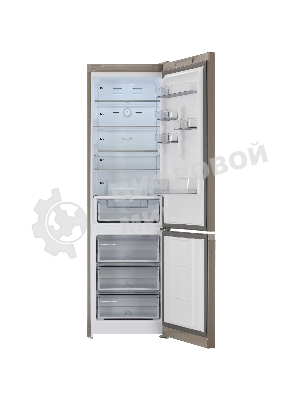 Холодильник Hotpoint HT 7201I BZ O3 бронзовый двухкамерный 239/83л морозилка снизу, No Frost