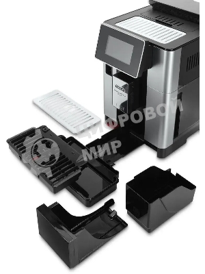 Кофемашина DeLonghi ECAM610.55.SB 1450Вт черный/серебристый