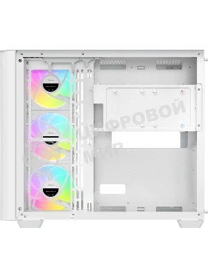 Компьютерный корпус Ocypus Iota C70 WH Curve ARGB Digital ATX без БП (Iota-C70-WHD400CD-GL)