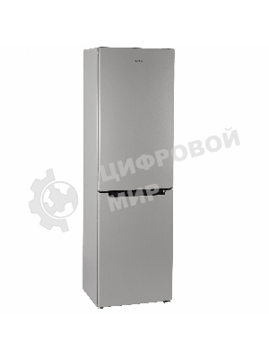 Холодильник Бирюса M6129 металлик двухкамерный 236/94л морозилка снизу