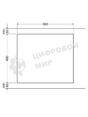 Индукционная варочная панель Hansa BHI68611 черный