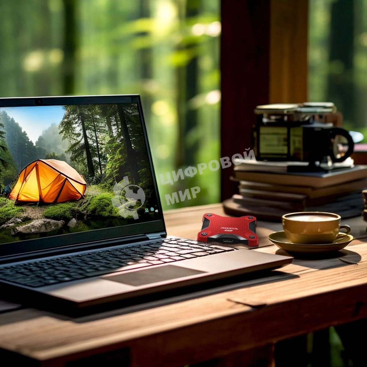 Внешний SSD ADATA SD620, 1TB, USB 3.2 Gen 2 Type-A, R/W 550/480, красный