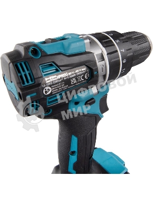 Дрель-шуруповерт Makita HP002GD201, 40 В, 2,5 Ач, 64 Нм, бесщеточный, ударный