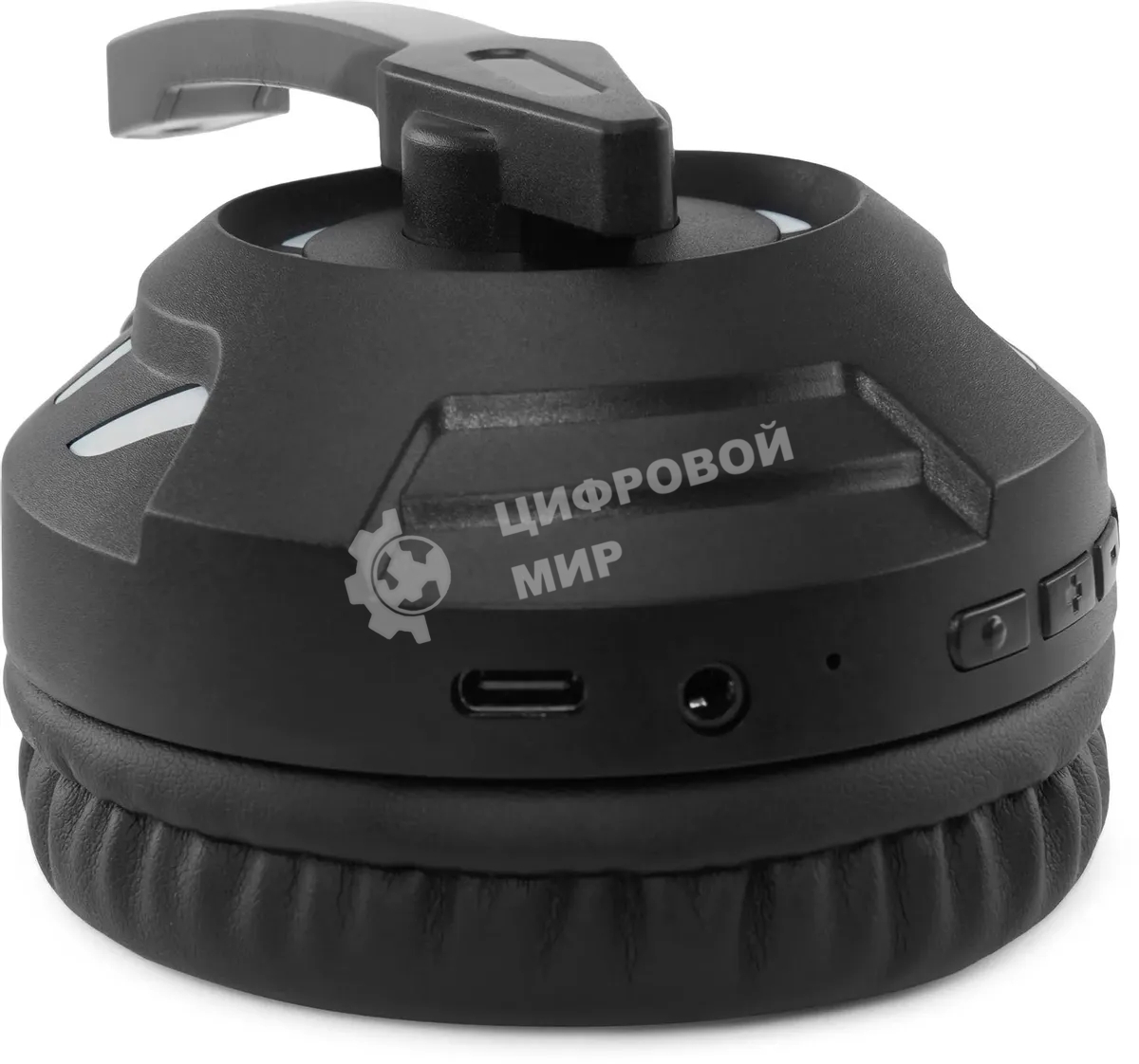 Гарнитура беспроводная/проводная с микрофоном Оклик HS-L420G черный накладные BT оголовье (1939799)