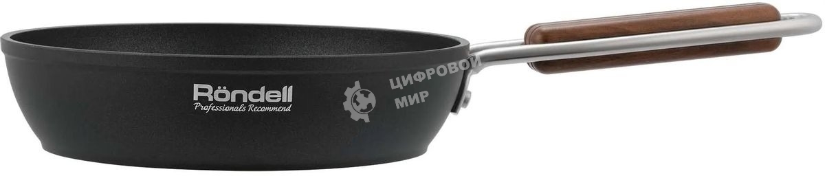 Сковорода Rondell Fjord RDA-1794, 24 см, без крышки, черный