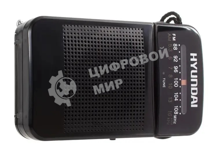 Радиоприемник портативный Hyundai H-PSR110 черный