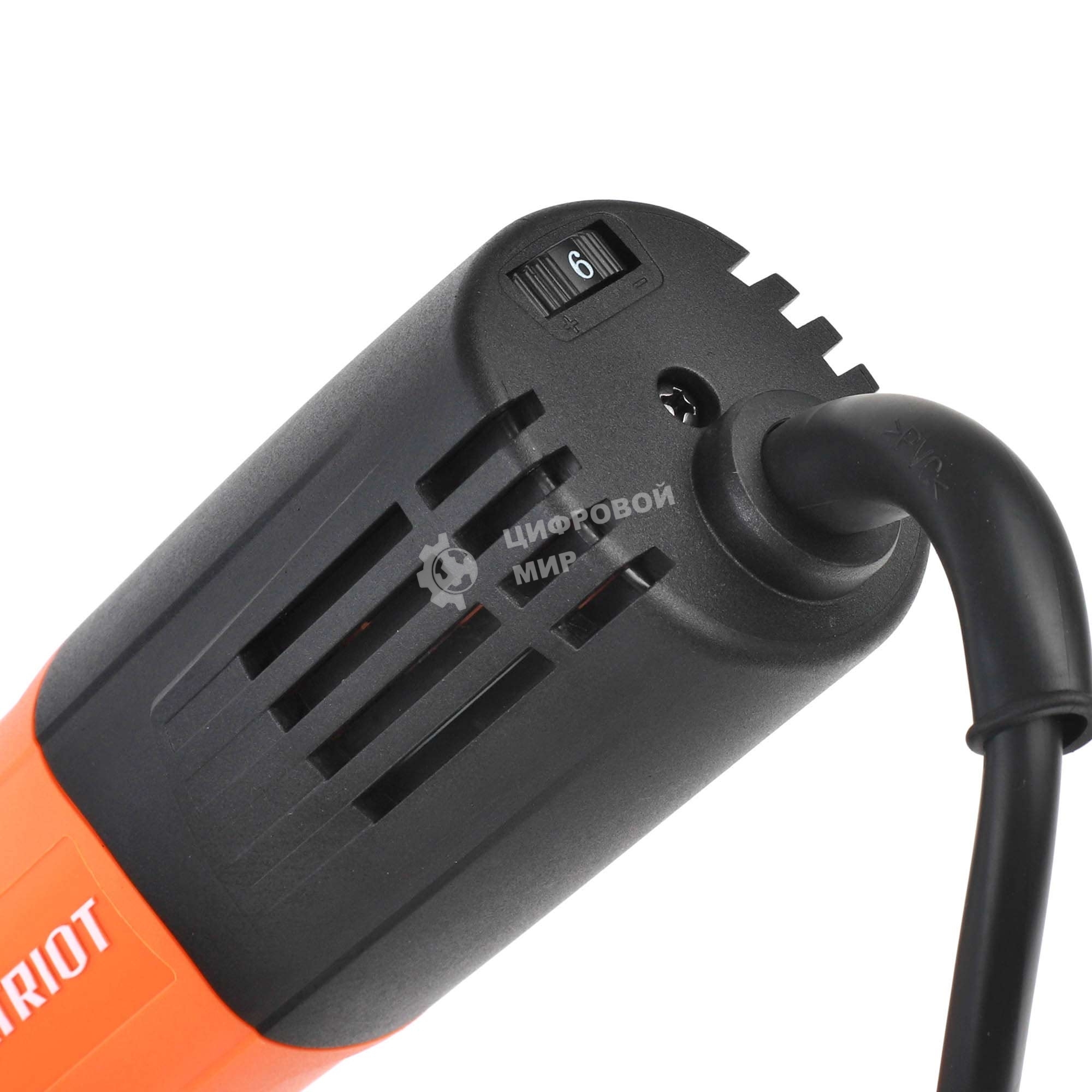 Угловая шлифовальная машина (УШМ) PATRIOT AG 126E, пылезащищенная. 1050Вт, Диск 125 мм