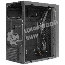 Компьютерный корпус Minitower ExeGate BAA-113-AA500 (mATX, БП AA500 с вент. 8см, 2*USB, аудио, черный)