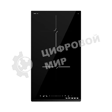 Индукционная варочная панель Kuppersberg ICI 306, High-Tech, индукция, 30 см, 2 зоны нагрева, 9 уровней мощности, inverter, таймер, пауза, Booster, слайдерное управление, черный