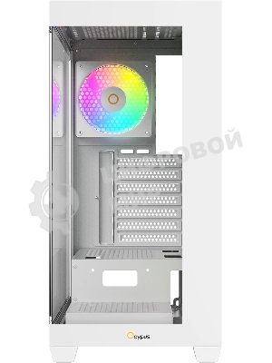 Компьютерный корпус Ocypus Gaммa C72 WH ARGB ATX/win/white/4 ARGB fans/no PSU/Tempered Glass