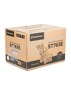 Снегоуборщик Champion ST763E (7лс, 62см, 6F/2R, колеса, 3л, 81кг, эл. стартер, фары, обогрев рук, зимн. двиг.)