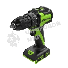 Дрель-шуруповерт GREENWORKS DD345, 24 В, 2 Ач, 45 Нм, бесщеточный