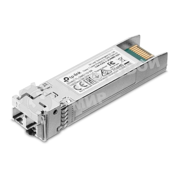 Трансивер TP-Link 10G SFP+ Module, LC connector, 50/125um or 62.5/125um Multi-mode, 850nm wavelength, distance up to 300m.