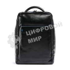 Рюкзак мужской Piquadro Blue Square CA6593B2/N, кожа, черный