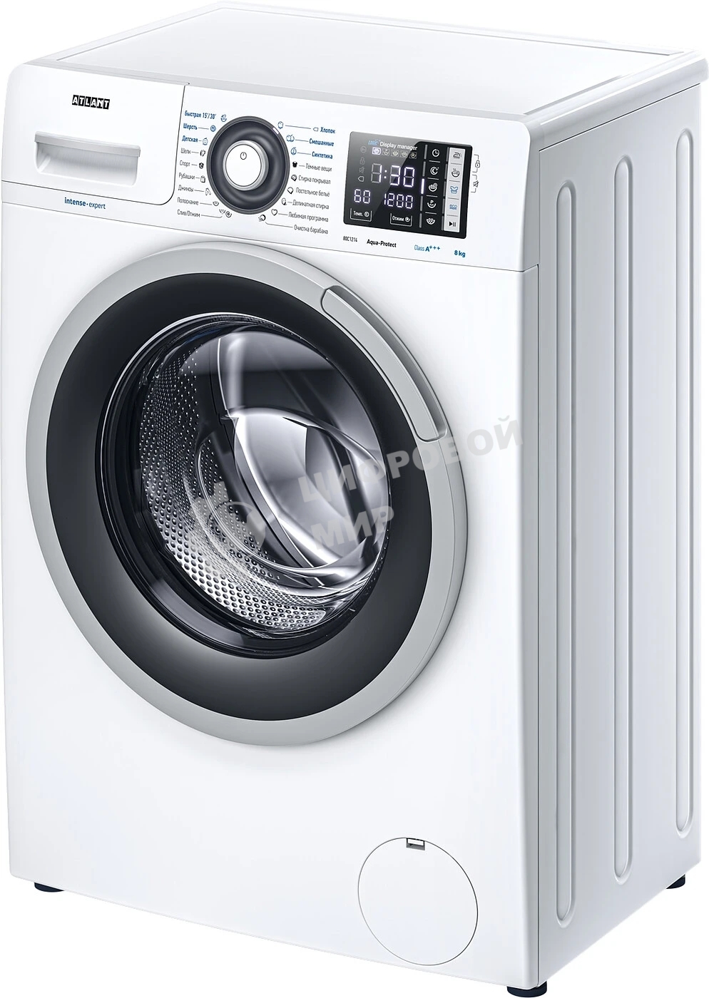 Стиральная машина Atlant 80С1214-С-01 белый, загрузка фронтальная 8 кг, 1200 об/мин, класс: А+++