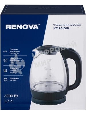 Чайник электрический Renova KT17G-08B
