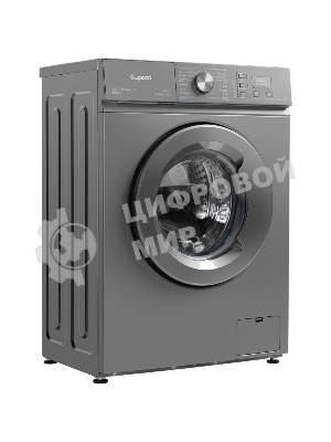 Стиральная машина Бирюса WM-SM510/10 M металлик, загрузка фронтальная 5 кг, 1000 об/мин, класс: А+++