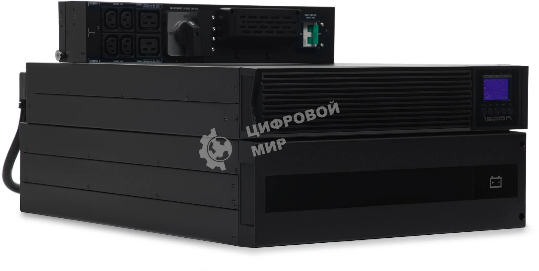 Источник бесперебойного питания Ippon Innova RT II 6000 6000Вт 6000ВА черный