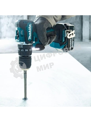Дрель-шуруповерт Makita DHP487Z, 18 В, 0 Ач, 40 Нм, бесщеточный, ударный