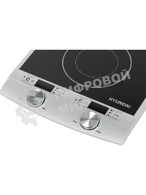 Плита настольная электрическая Hyundai HYC-0103 серебристый/черный стеклокерамика (настольная)