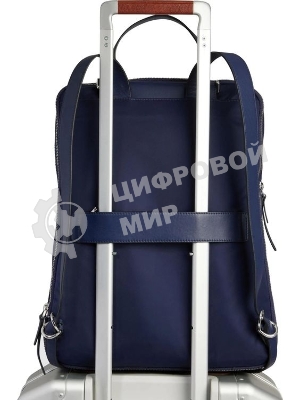 Рюкзак женский Piquadro Lyra CA6216W92T/BLU темно-синий нейлон/натур.кожа