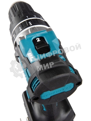 Дрель-шуруповерт Makita HP002GD201, 40 В, 2,5 Ач, 64 Нм, бесщеточный, ударный