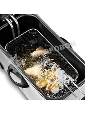 Фритюрница Kitfort КТ-4052 2000Вт серебристый/черный