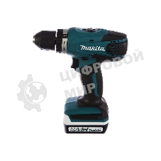 Дрель-шуруповерт Makita DF347DWE Дрель ак, 14.4В,2х1.5Ач Li-ion,БЗП-10мм,0-400\0-1400об\м,30\15Нм,1.4кг,чем,G-серия