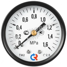Манометр общетехнический осевой ТМ-310Т.00 0...0,6 МРа 1/4' 150С кл.2.5