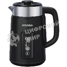 Чайник электрический Hyundai HYK-S3505 1.5 л, 2200 Вт, черный