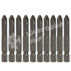 Бита PATRIOT PH2 длина 50 мм, в пластиковом боксе, 10шт