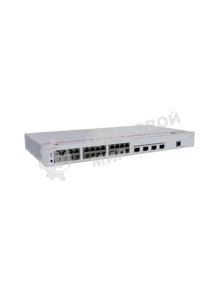 Коммутатор HUAWEI S310S-24T4JX (L2+, 24*10/100/1000BASE-T ports, 2*10GE SFP+ ports, 2*2.5GE SFP ports, built-in AC power, Fanless)