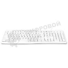 Клавиатура Oklick 305M проводная, USB Type-A, белый