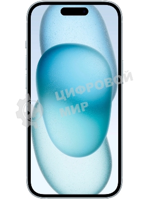 Смартфон Apple iPhone 15, 6/128Gb, голубой