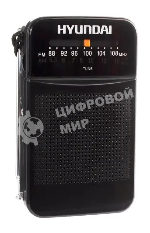 Радиоприемник портативный Hyundai H-PSR110 черный