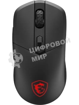 Мышь беспроводная/проводная MSI VERSA 300 черный, 8000 dpi, радиоканал, Bluetooth, USB, кнопки - 6