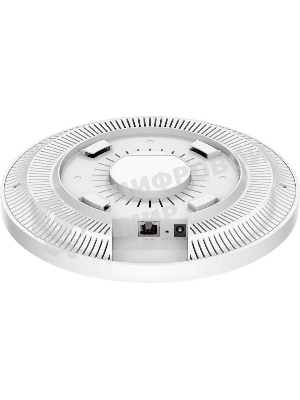 Точка доступа AX3000 Dual Band Ceiling Mount Wi-Fi 6 Access Point, Chipset MT7981, 802.11ax/ac/a/b/g/n, 2402Mbps at 5GHz + 574Mbps at 2.4GHz, 1 x 2.5G RJ45 Port, MU-MIMO, Support 12V DC or 802.3at PoE or Passive PoE, Internal Antennas, 48V passive PoE adapter included, Cudy Mesh Support