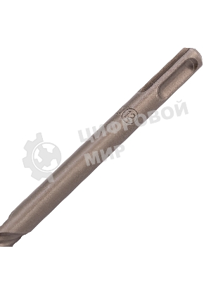 Бур по бетону Denzel двойная спираль, Cobalt W-tip, 12x600 мм, SDS PLUS