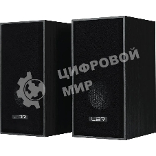 Акустическая система CBR CMS 700, 2.0, питание USB, 2х3 Вт (6 Вт RMS), материал корпуса MDF, 3.5 мм линейный стереовход, черный